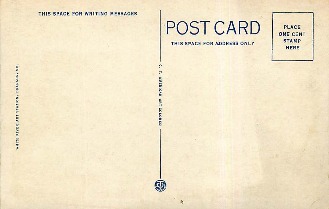 Postcard George & Nina Seay, Chula Vista, Hwy 65 near Branson, Missouri