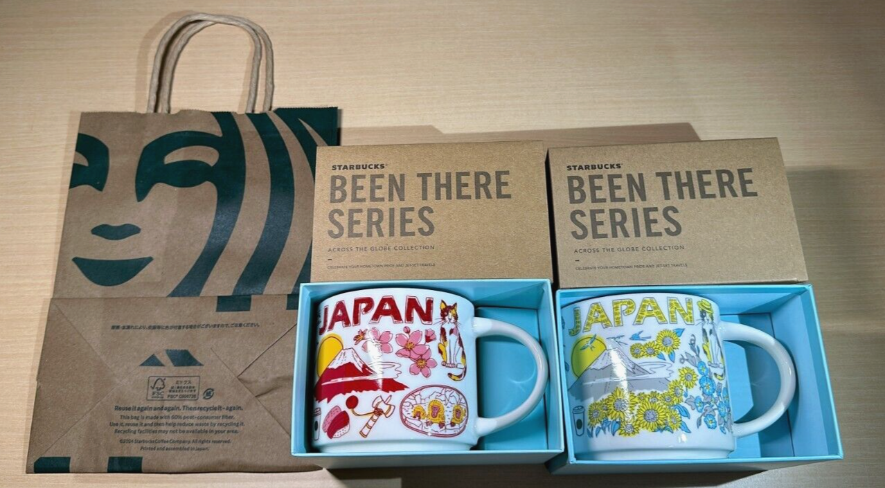 Starbucks Been There Series 日本セット Starbucks coffee Cup Mug Japan & Summer 2 set 14oz Been