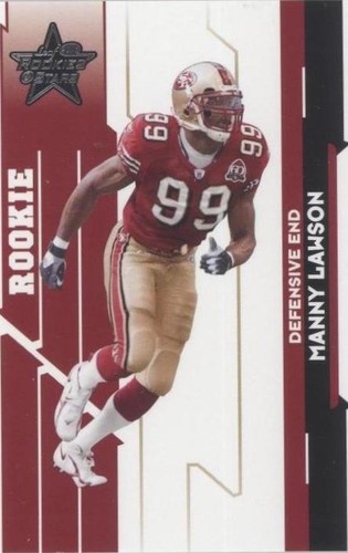 2006 Leaf Rookies & Stars Manny Lawson #250