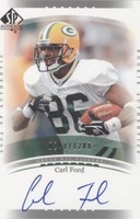 2003 SP Authentic Carl Ford #224