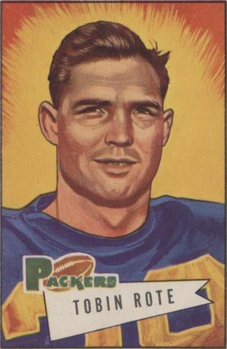 1952 Bowman Tobin Rote #56
