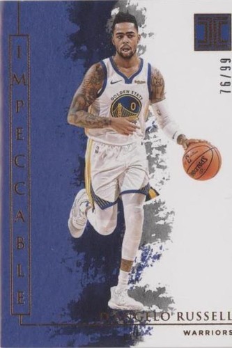 2019-20 Panini Impeccable - D'Angelo Russell #61