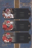 2005 Donruss Classics Joe Montana Marcus Allen Priest Holmes #TT-10