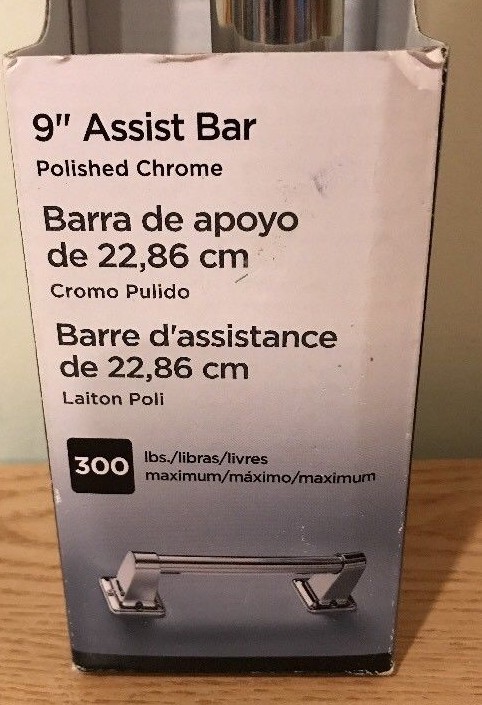 Delta Polished Chrome Exposed Mounting Assist Bar DF509PC 9