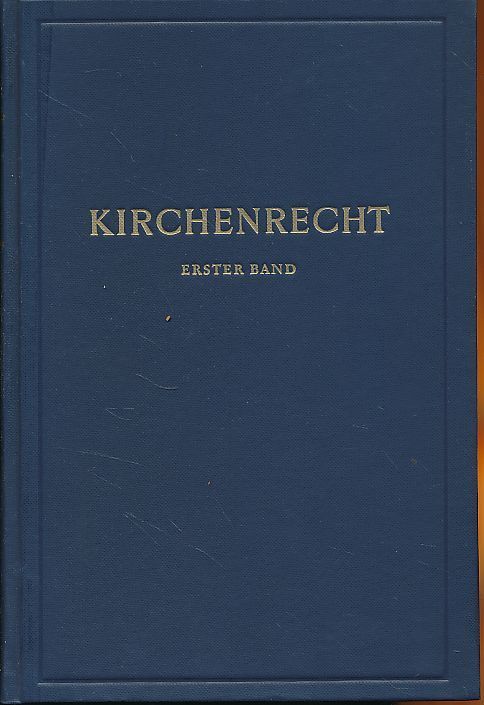 Lehrbuch Des Kirchenrechts Auf Grund Des Codex Iuris Canonici. Band 1: Einleitun