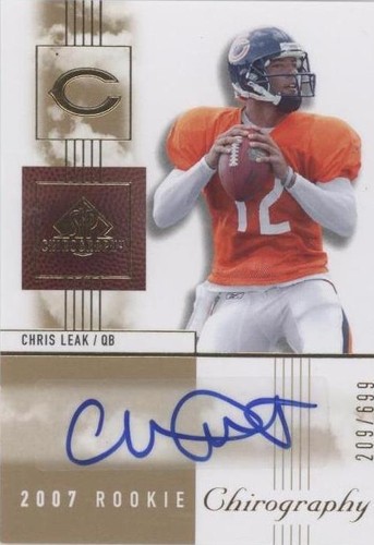 2007 SP Chirography Chris Leak #139