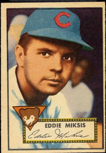 1952 Topps - Eddie Miksis #172