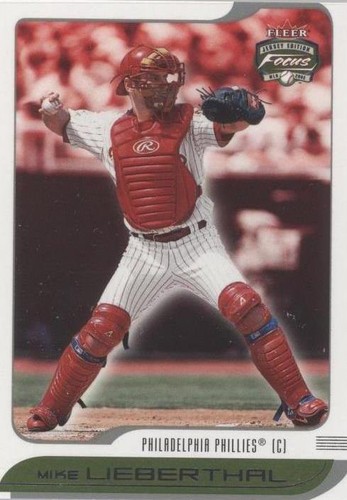 2002 Fleer Focus Jersey Edition - Mike Lieberthal #59