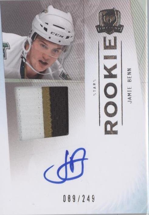 2009-10 Upper Deck The Cup - Autographed Rookie Patch #130 Jamie Benn ...