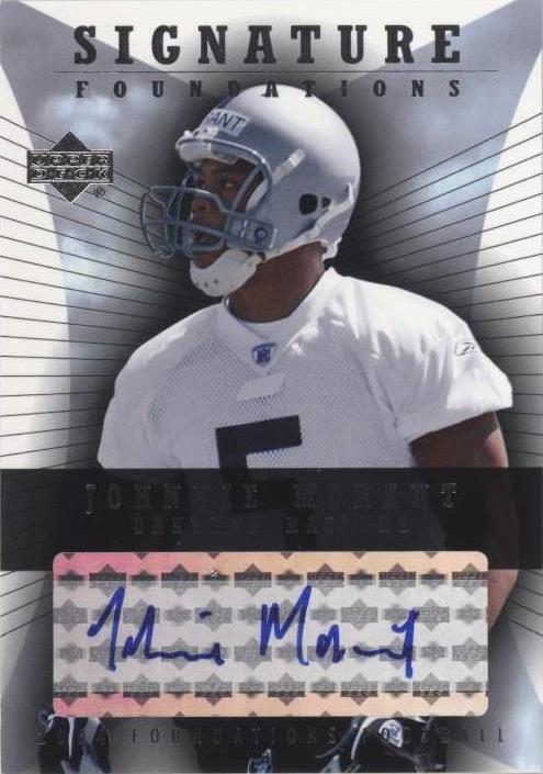 2004 Upper Deck Foundations Johnnie Morant #SF-JO