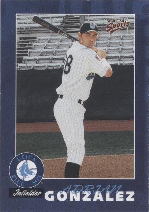 2000 Multi-Ad Sports Utica Blue Sox - Адриан Гонсалес #1