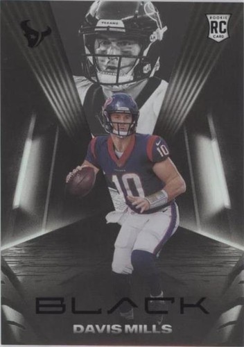 2021 Panini Black Davis Mills #123