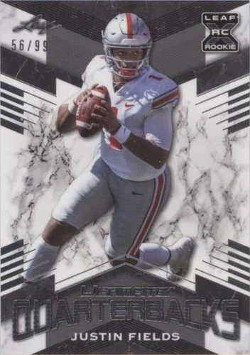 2021 Leaf Ultimate Quarterback Justin Fields #UQ-03