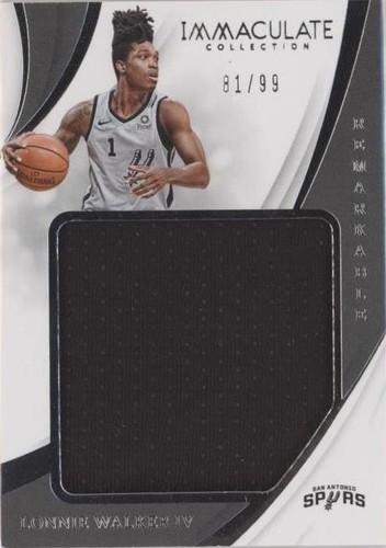 2018-19 Panini Immaculate Collection - Lonnie Walker IV #RJ-LW4