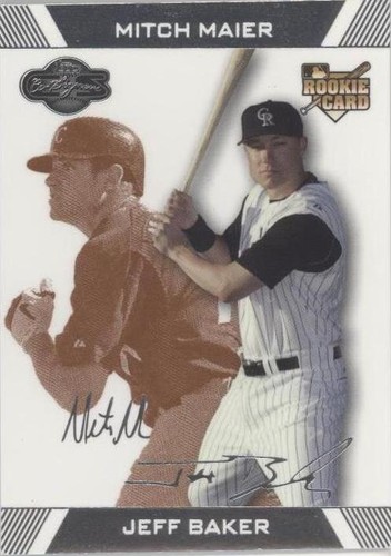 2007 Topps Co-Signers - Jeff Baker Mitch Maier #97