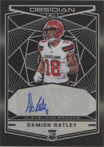 2018 Panini Obsidian Damion Ratley #RKA-DR