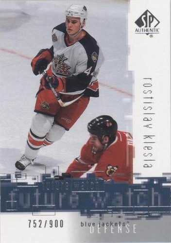 2000-01 SP Authentic - Rostislav Klesla #101