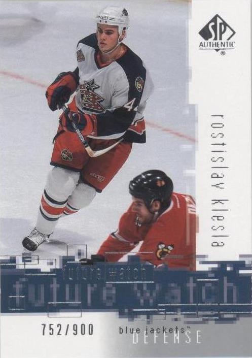 2000-01 SP Authentic - Rostislav Klesla #101