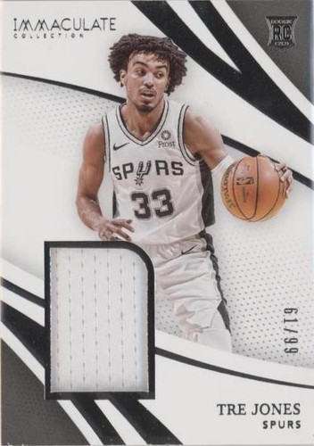 2020-21 Panini Immaculate Collection - Tre Jones #RRJ-TRE