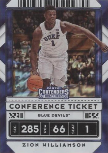 2020-21 Panini Contenders Draft Picks - Zion Williamson #13