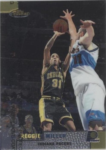 1999-00 Topps Finest - Reggie Miller #17