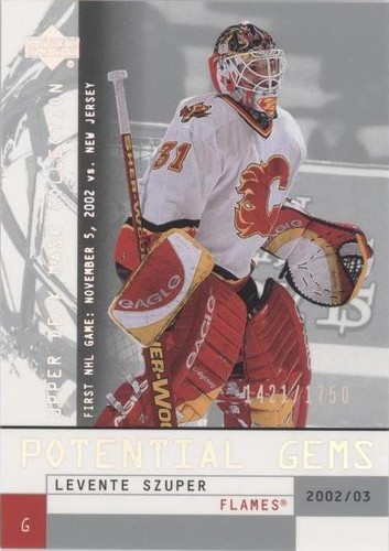 2002-03 Upper Deck Mask Collection - Levente Szuper #141
