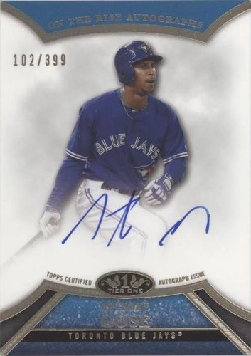 2013 Topps Tier One - Anthony Gose #ORA-AG2
