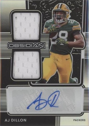 2020 Panini Obsidian A. J. Dillon #RJI-26
