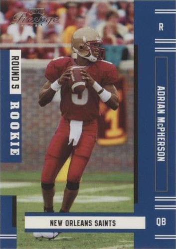 2005 Playoff Prestige Adrian McPherson #152
