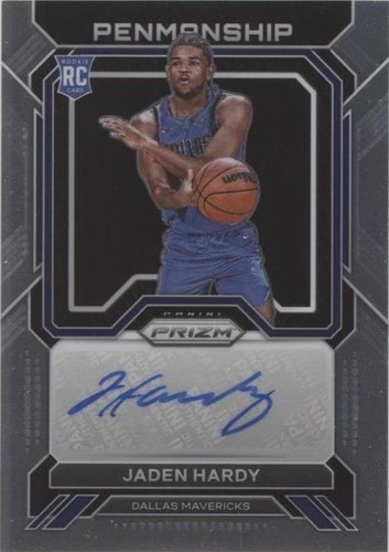 2022-23 JADEN HARDY AUTO PANINI PRIZM SENSATIONAL SIGNATURES