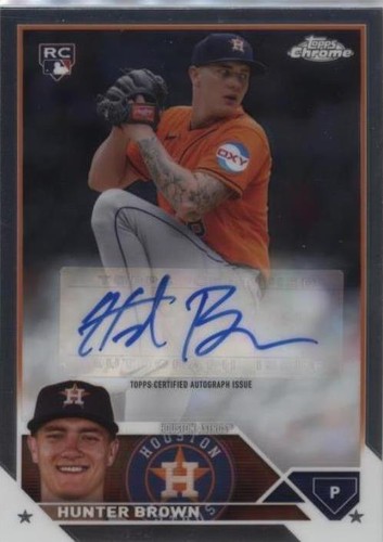 2023 Topps Chrome Update Series - Hunter Brown #AC-HB
