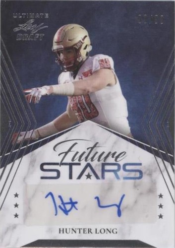 2021 Leaf Ultimate Draft Hunter Long #FS-HL1