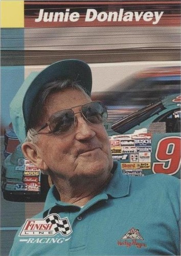 1993 Pro Set Finish Line - Junie Donlavey #53