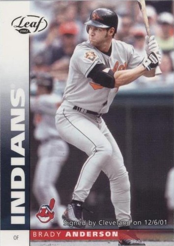 2002 Leaf - Brady Anderson #9