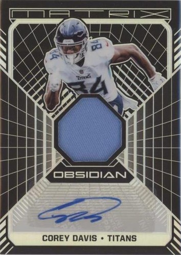 2018 Panini Obsidian Corey Davis #MA-CD