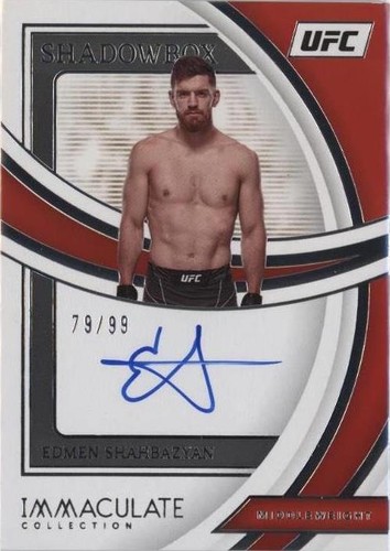 2022 Panini Immaculate Collection UFC - Edmen Shahbazyan #SS-ESH