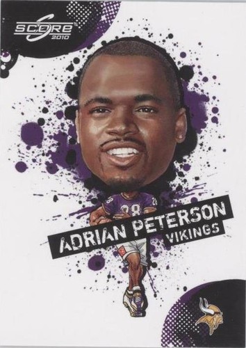 2010 Score Adrian Peterson #2