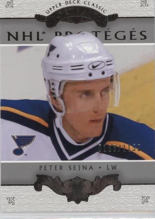 2003-04 Upper Deck Classic Portraits - Peter Sejna #165