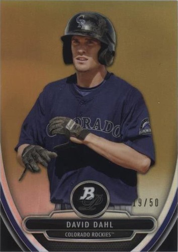 2013 Bowman Platinum - David Dahl #BPCP20