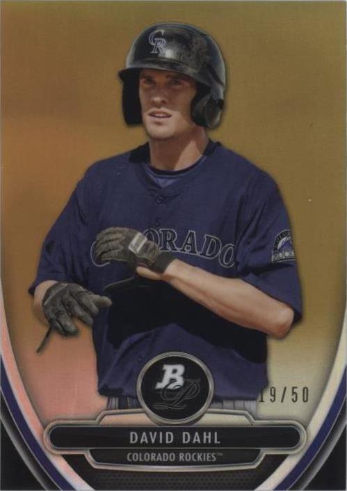 Bowman Platinum 2013 - David Dahl #BPCP20