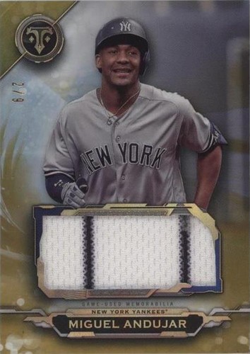 2019 Topps Triple Threads - Miguel Andujar #SJR-MA1