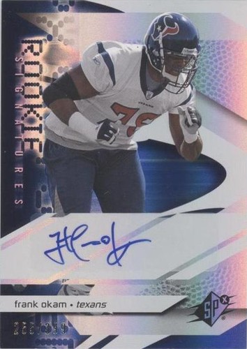 2008 SPx Frank Okam #209