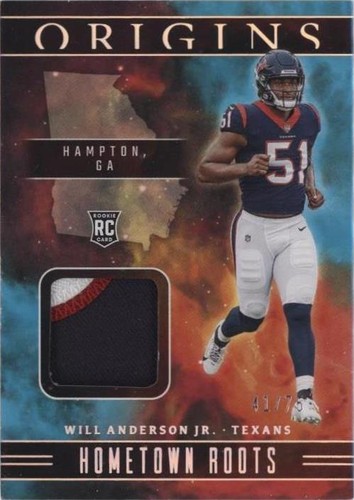 2023 Panini Origins Will Anderson #HR-WAJ