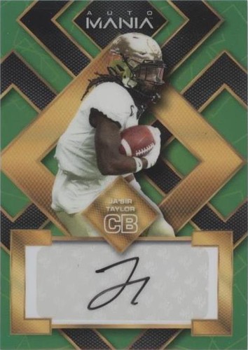 2022 Wild Card Auto Mania Ja'Sir Taylor #AM-SQ17