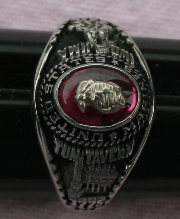 United States Marine Corps USMC Ring Iwo Jima Tun Tavern 7 Jostens LTM