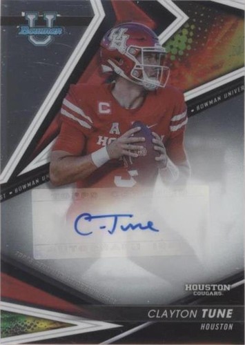 2022-23 Bowman's Best University Clayton Tune #BA-CT