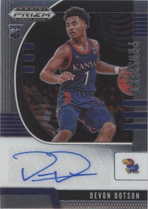 2020-21 Panini Prizm Draft Picks - Devon Dotson #PA-DD