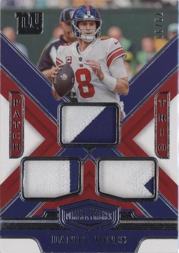 2023 Panini Plates & Patches Daniel Jones #PT-DJ