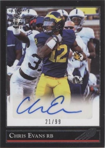 2021 Leaf Ultimate Draft Chris Evans #BG-CE1