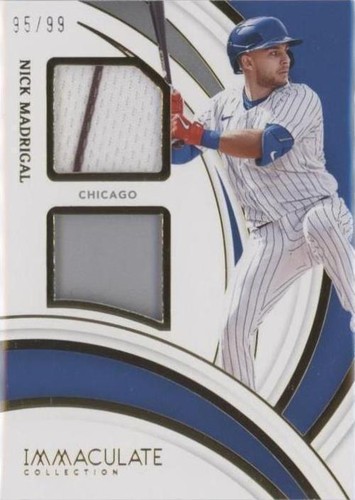 2022 Panini Immaculate Collection - Nick Madrigal #IMD-NM
